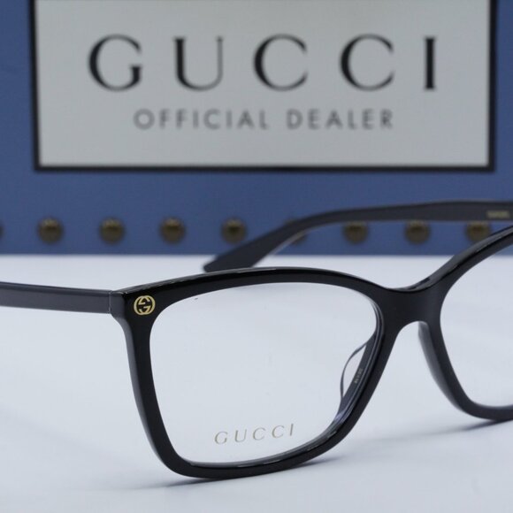 Final Price! Gucci GG0025O 001 Black Eyeglasses - Picture 8 of 10